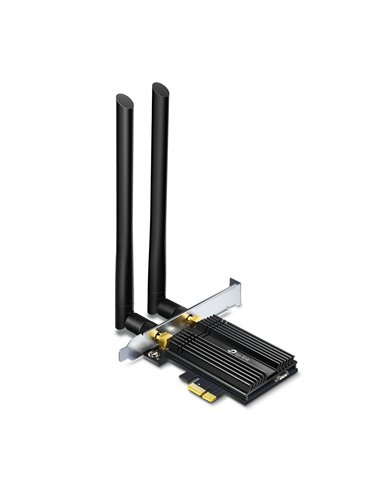 TP-LINK Archer TX50E AX3000 Wi-Fi 6 + BT5.0 PCI Express Adapter, 2402Mbps on 5GHz + 574Mpbs on 2.4GHz, 802.11ax/ac/n/g/b/a, ...