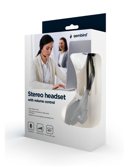 Casti Gembird MHS-123, Black