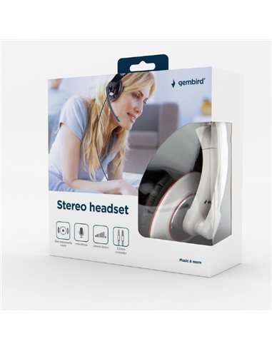 Наушники Gembird MHS-001-GW, White