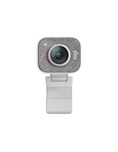 Logitech StreamCam - OFF WHITE - 5-ft cable USB 3.1 Gen 1 Type-C - Monitor Mount -Tripod Mount - USB - N/A - EMEA