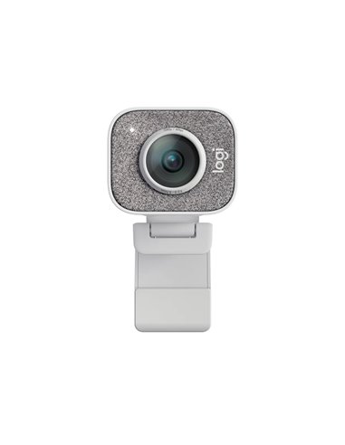 Logitech StreamCam - OFF WHITE - 5-ft cable USB 3.1 Gen 1 Type-C - Monitor Mount -Tripod Mount - USB - N/A - EMEA