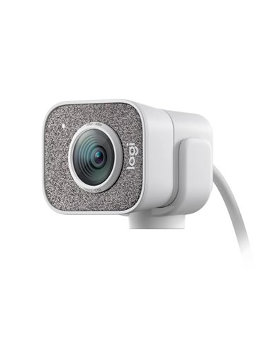 Logitech StreamCam - OFF WHITE - 5-ft cable USB 3.1 Gen 1 Type-C - Monitor Mount -Tripod Mount - USB - N/A - EMEA