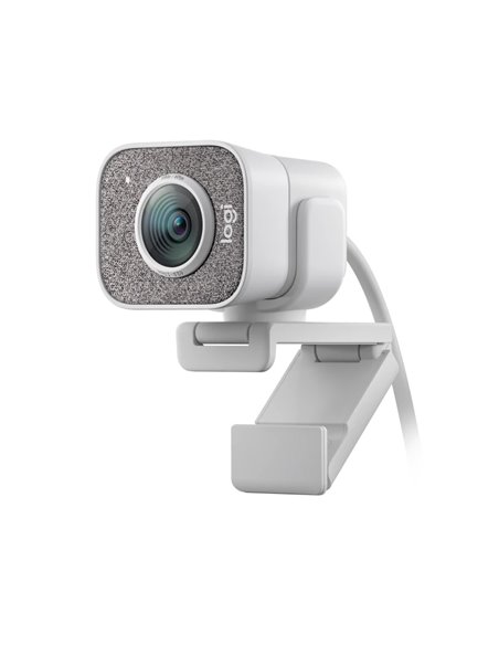 Logitech StreamCam - OFF WHITE - 5-ft cable USB 3.1 Gen 1 Type-C - Monitor Mount -Tripod Mount - USB - N/A - EMEA