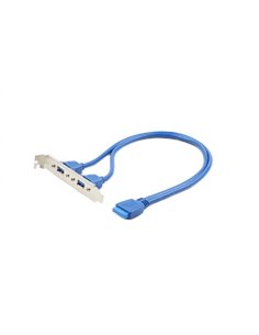 Adaptor Gembird CC-USB3-RECEPTACLE, Dual USB 3.0 receptacle on bracket 2