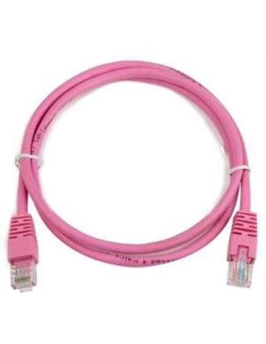 UTP Cat.5e Patch cord, 2m, Pink