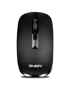 SVEN RX-260W Wireless, Optical Mouse, 2.4GHz, Nano Receiver, 800/1200/1600 dpi, USB, Black