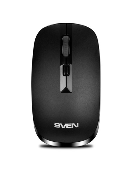 SVEN RX-260W Wireless, Optical Mouse, 2.4GHz, Nano Receiver, 800/1200/1600 dpi, USB, Black