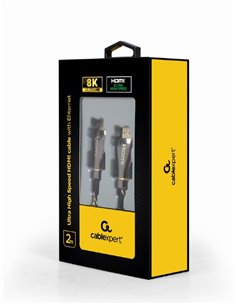Cable HDMI 2.1 CCBP-HDMI8K-2M, Ultra High speed HDMI cable with Ethernet, 8K premium series, 2 m 2