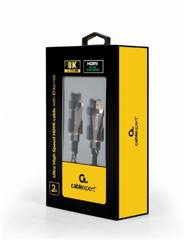 Cable HDMI 2.1 CCBP-HDMI8K-2M, Ultra High speed HDMI cable with Ethernet, 8K premium series, 2 m
