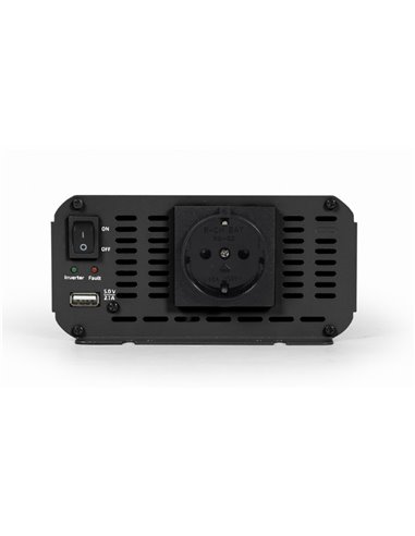 EnerGenie EG-PWC800-01, 12 V Car power inverter, 800 W, with USB port / 5V-1A, Input: 10-16 VDC (accumulator directly) - Outp...