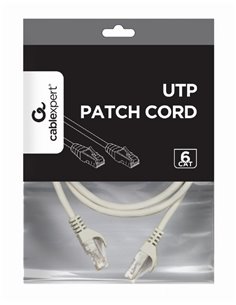 UTP Cat6 Patch cord, 1 m, Grey 2