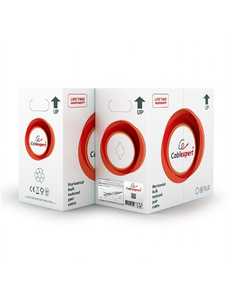 Cable FTP Gembird FPC-5004E-SO, CAT5e, AWG24 solid copper, 305m