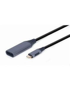 Адаптер Gembird A-USB3C-DPF-01, USB Type-C to DisplayPort male