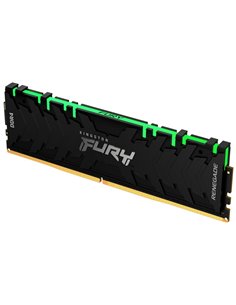 16GB DDR4-3200 Kingston FURY® Renegade DDR4 RGB, PC25600, CL16, 1.35V, 1Gx8, Symmetric Black/Silver Large heat spreader, Dyn...