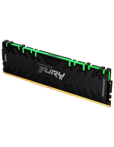 16GB DDR4-3200 Kingston FURY® Renegade DDR4 RGB, PC25600, CL16, 1.35V, 1Gx8, Symmetric Black/Silver Large heat spreader, Dyn...
