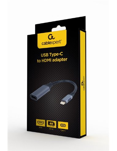 Адаптер Gembird A-USB3C-HDMI-01, USB Type-C to HDMI