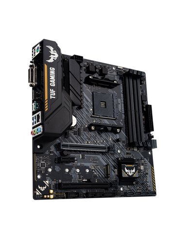 ASUS TUF GAMING B450M-PLUS II, Socket AM4, AMD B450, Dual 4xDDR4-4400, APU AMD graphics, DVI, HDMI, 2xPCIe X16, 6xSATA3, RAID...