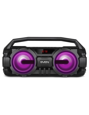 Портативная Колонка SVEN PS-415 Black / 12W / Bluetooth / FM tuner / USB / microSD