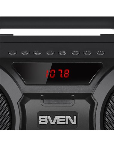 Boxa portabila SVEN PS-415 Black / 12W / Bluetooth / FM tuner / USB / microSD