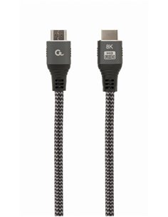 Cable HDMI 2.1 - 3m - Cablexpert CCB-HDMI8K-3M, Ultra High speed HDMI cable with Ethernet, 8K premium series, Supports HDMI ...