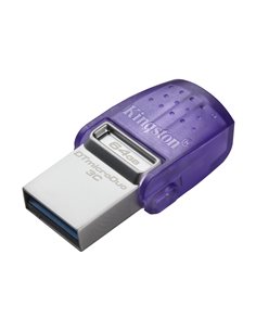 Flash Drive USB-C/A Kingston DataTraveler microDuo 3C G3/ 64GB/ 200 MB/s 2