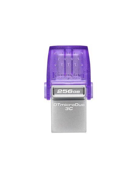 Flash Drive USB-C/A Kingston DataTraveler microDuo 3C / 256GB / 200 MByte/s