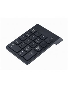 Wireless Keypad Gembird KPD-W-02 / 18 keys / USB / Black 2
