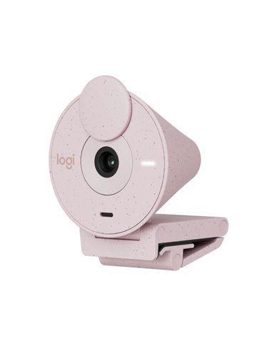 Веб-камера Logitech Brio 300 / 1080p / auto light correction / noise-reducing mic / USB-C / Rose
