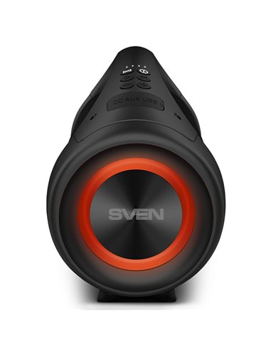 Boxa portabila SVEN PS-370 Black / 40W / Bluetooth / FM tuner / USB / microSD / TWS