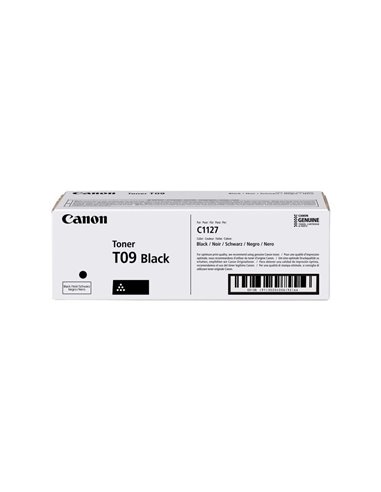 Toner Canon T09 Black EMEA, (7600 pages 5%) for Canon i-SENSYS X C1127iF Canon i-SENSYS X C1127i Canon i-SENSYS X C1127P