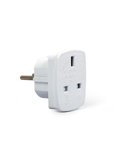 Gembird AC power adapter UK socket to EU schuko plug 7.5A