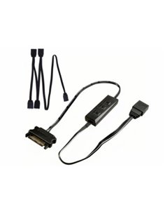 XILENCE LQZ.ARGB_Set Cable (XZ172), Cooling Control Set for ARGB components: 5V D/P 3PIN connections, 1x Mini Cable Controll...