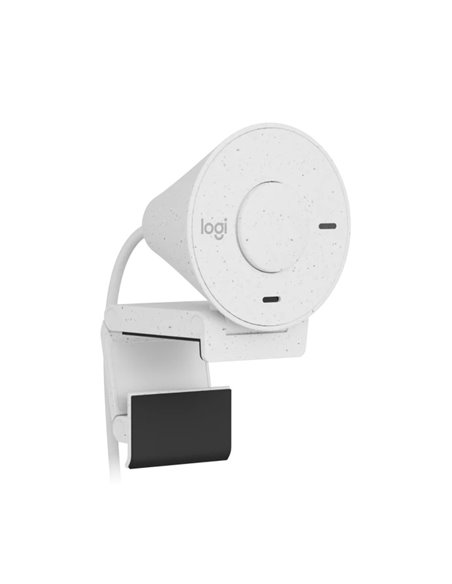 Camera Web Logitech Brio 300 / 1080p / auto light correction / noise-reducing mic / USB-C / White
