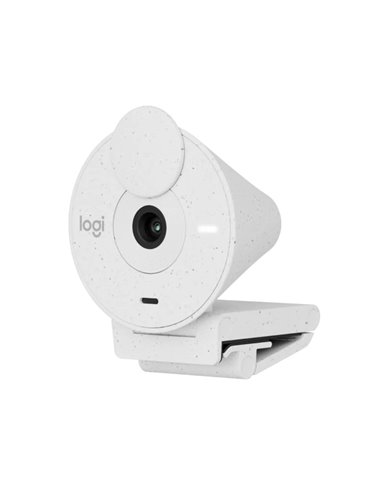 Camera Web Logitech Brio 300 / 1080p / auto light correction / noise-reducing mic / USB-C / White