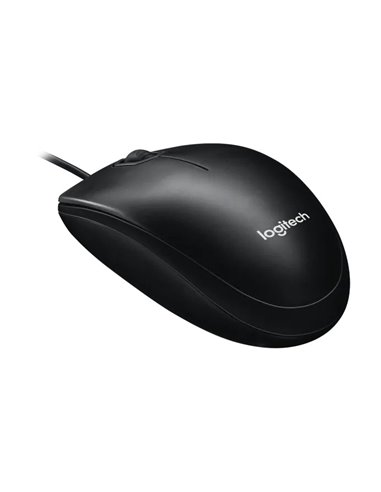Мышь Оптическая Logitech M100, Black
