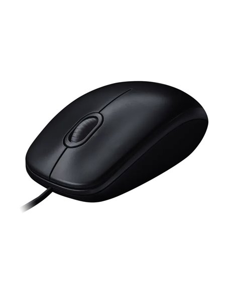 Мышь Оптическая Logitech M100, Black