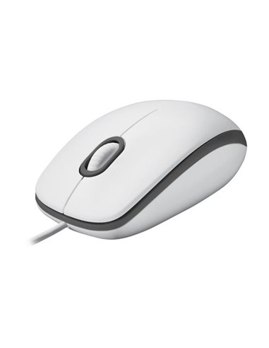 Мышь Оптическая Logitech M100, White