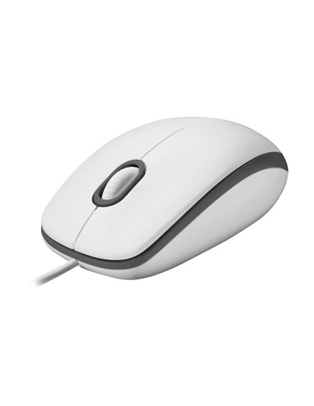 Мышь Оптическая Logitech M100, White