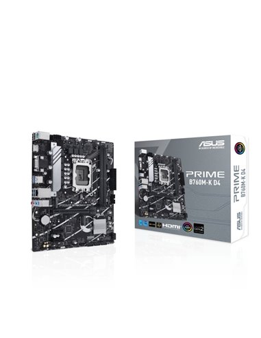 Материнская плата ASUS PRIME B760M-K D4 / 1700 / B760 / DDR4 / mATX