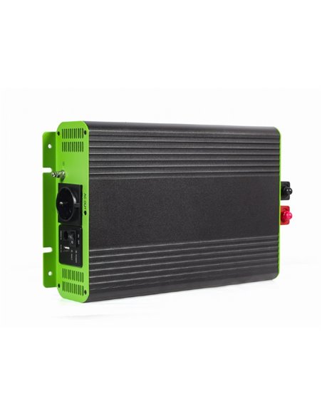 EnerGenie EG-PWC-PS2000-01, 12 V Pure sine wave car DC-AC power inverter, 2000 W, with USB port / 5V-2.1A, Input: 10-16 VDC (...