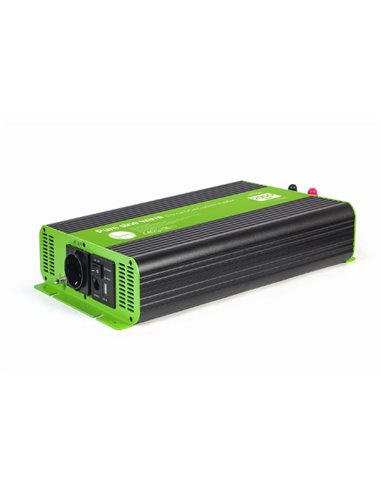 EnerGenie EG-PWC-PS2000-01, 12 V Pure sine wave car DC-AC power inverter, 2000 W, with USB port / 5V-2.1A, Input: 10-16 VDC (...