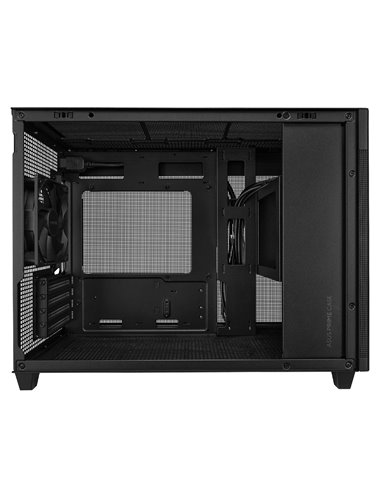 Carcasa ASUS PRIME AP201 MESH / w/oPSU / 1x120mm / mATX / Black