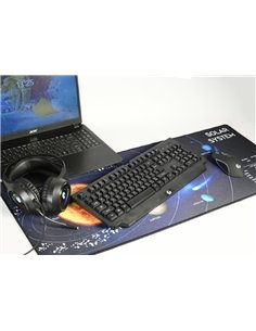 Gembird Mouse pad MP-SOLARSYSTEM-XL-01 COSMOS, Gaming, Extra wide pad surface size 350 x 900 mm, Material: natural rubber foa... 2