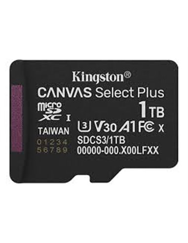 Card de memorie microSD 1TB Kingston Canvas Select Plus, 150MB/s + SD adapter