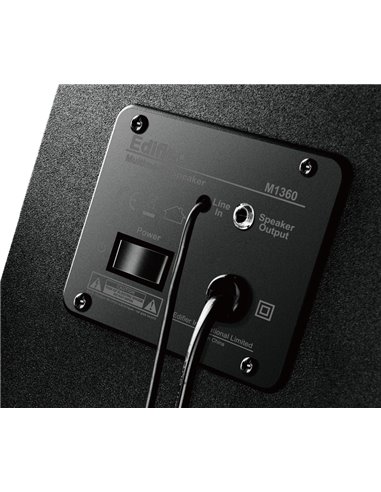 Boxe 2.1 Edifier M1360 Black / 9,5W RMS / sub. wooden, (sub.4” + satl.2,75”)