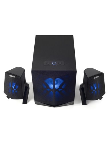 Колонки 2.1 Edifier X230 Black / 28W RMS / Bluetooth / AUX / 6 LED lighting effects