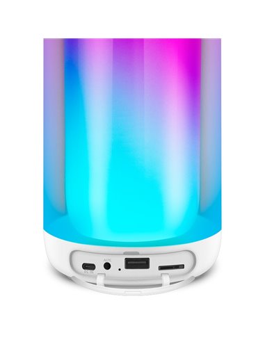 Bluetooth Портативные колонки SVEN PS-265 White / 10W RMS / TWS / RGB 12 lighting modes with Night Light / FM tuner / USB & m...
