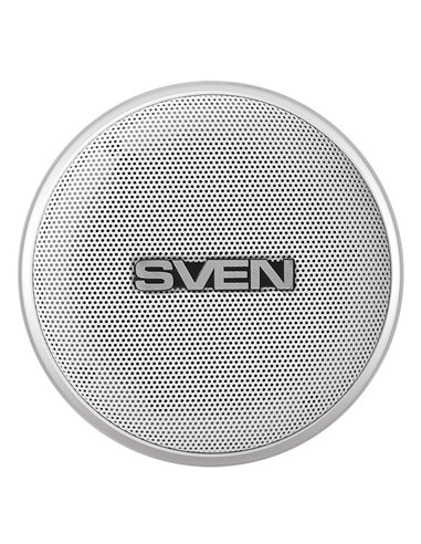 Bluetooth Портативные колонки SVEN PS-265 White / 10W RMS / TWS / RGB 12 lighting modes with Night Light / FM tuner / USB & m...