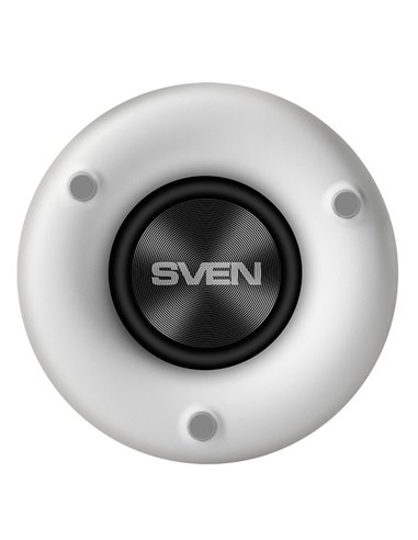Bluetooth Портативные колонки SVEN PS-265 White / 10W RMS / TWS / RGB 12 lighting modes with Night Light / FM tuner / USB & m...