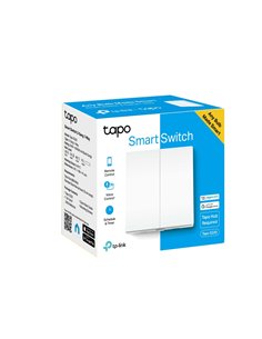 Intrerupator Smart dublu TP-LINK Tapo S220, White / 2-Gang 1-Way 2
